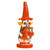 Lookah 9″ Mini Wizard Glass Dab Rig (WPC1204) orange