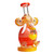 Lookah 8″ Mini Multicolored Elephant Dab Rig (WPC1209) orange