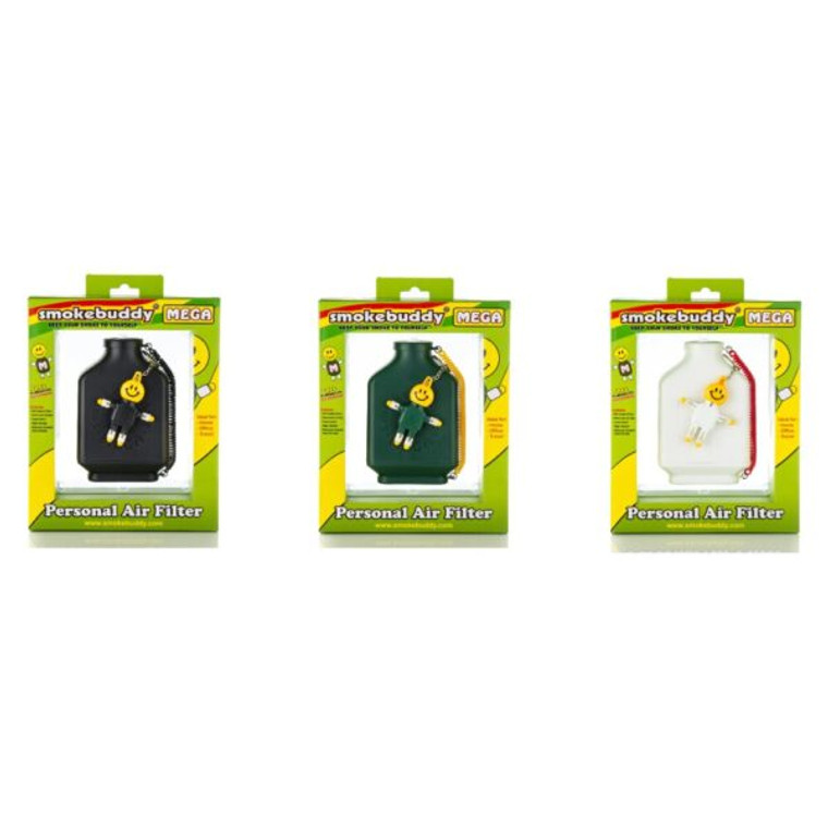 Smokebuddy (Air Filter) Mega Personal Air Filter Group Photo packaging