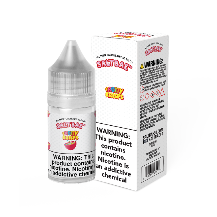 Fruity Krisps Salt Bae 50 Salts 30mL with packaging