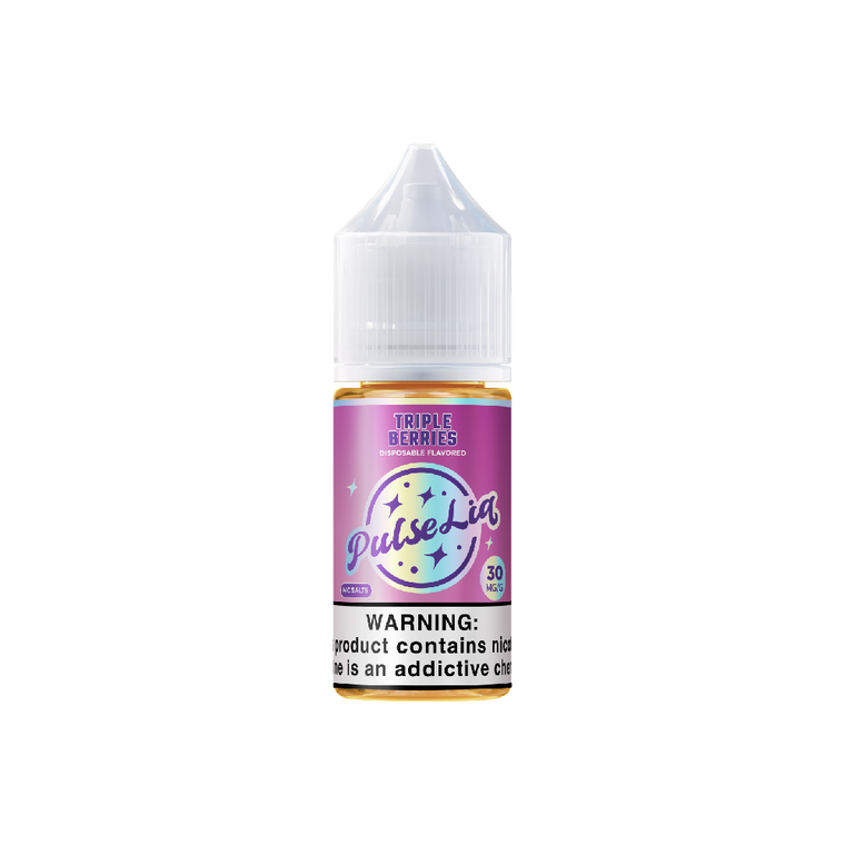 Triple Berries Pulse Liq Salts 30mL 30mg bottle