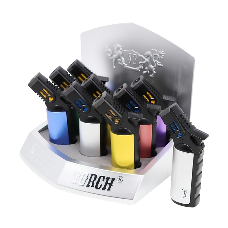 Scorch Torch (DSPLY 9pc)(Lighter) No. 61703 with packaging