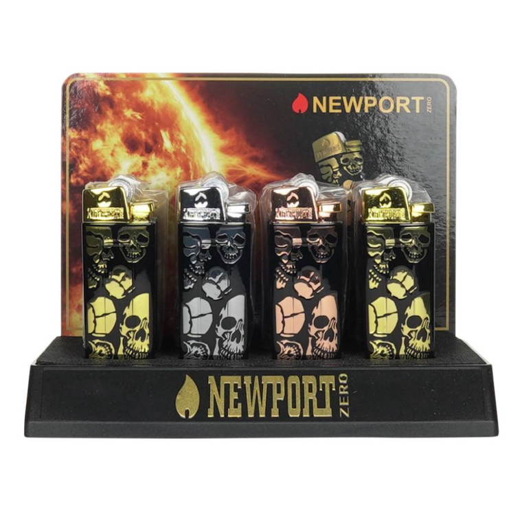 Newport ZERO (DSPLY 12pc)(Lighter) Jet Flame NZL121 packaging