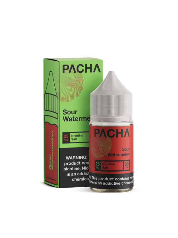 Sour Watermelon Pachamama TFN Salts 30mL with packaging