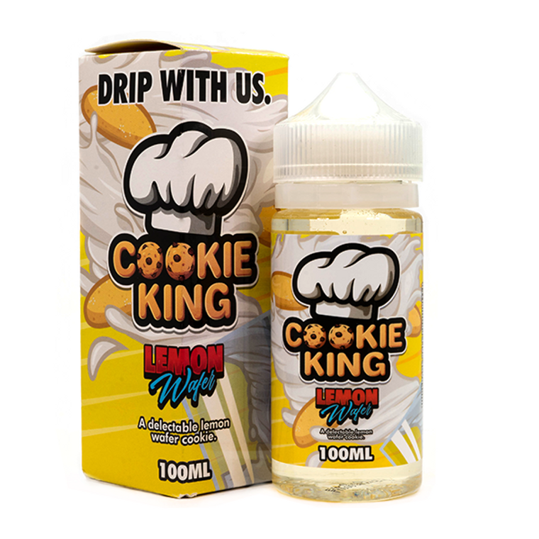 Lemon Wafer by Cookie King E-Liquid with packaging
