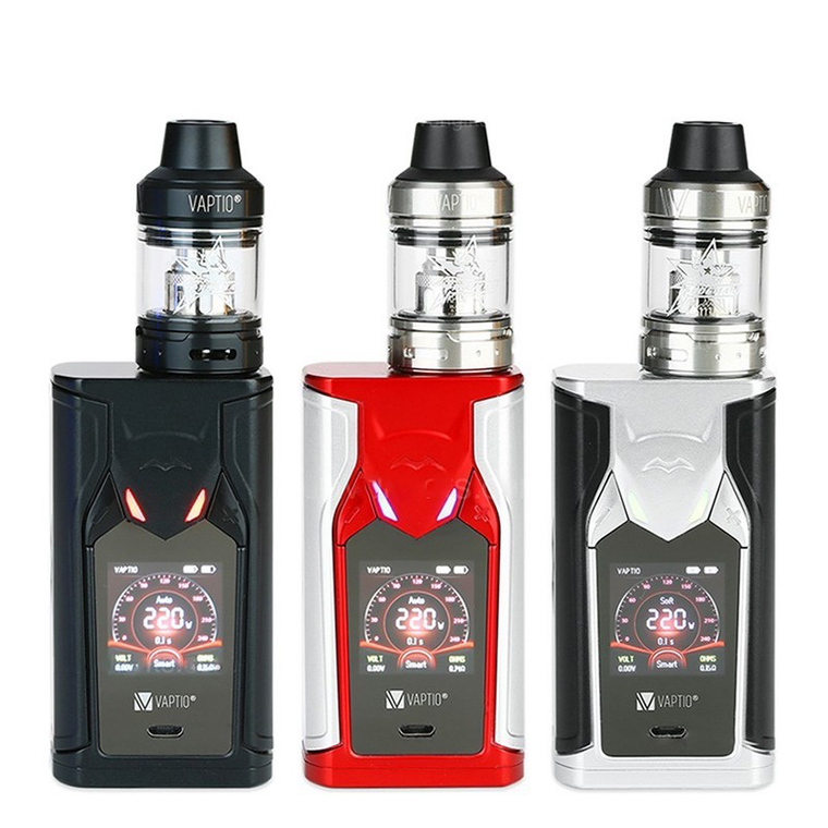 Vaptio-Super-Bat-Kit-220W-(w/-Frogman-Tank) Group Photo