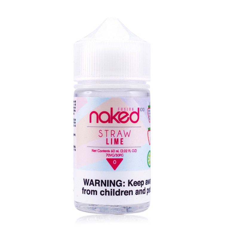Straw Lime by Naked 100 Fusion E-Liquid bottle