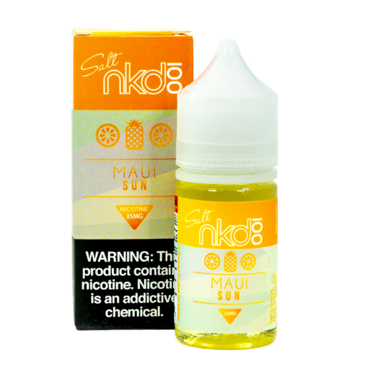 Maui Sun by NKD 100 Salt E-Liquid with Packaging