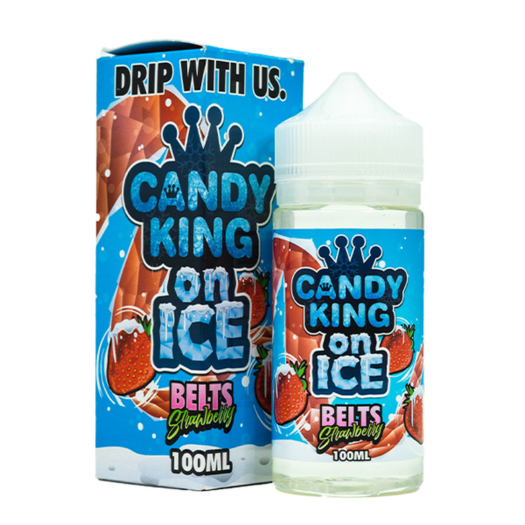 Belts on Ice by Candy King on Ice E-Liquid with packaging