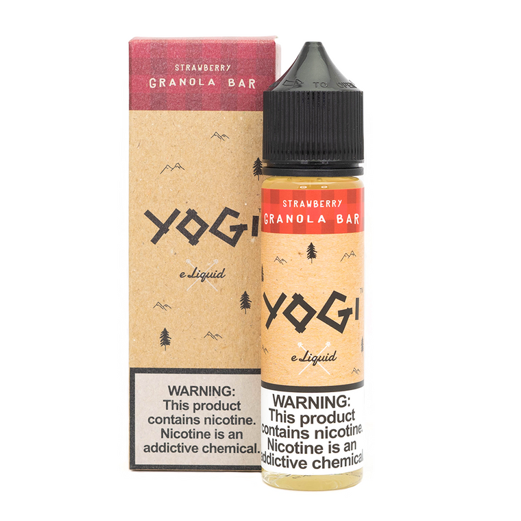 Strawberry by Yogi E-Liquid with packaging