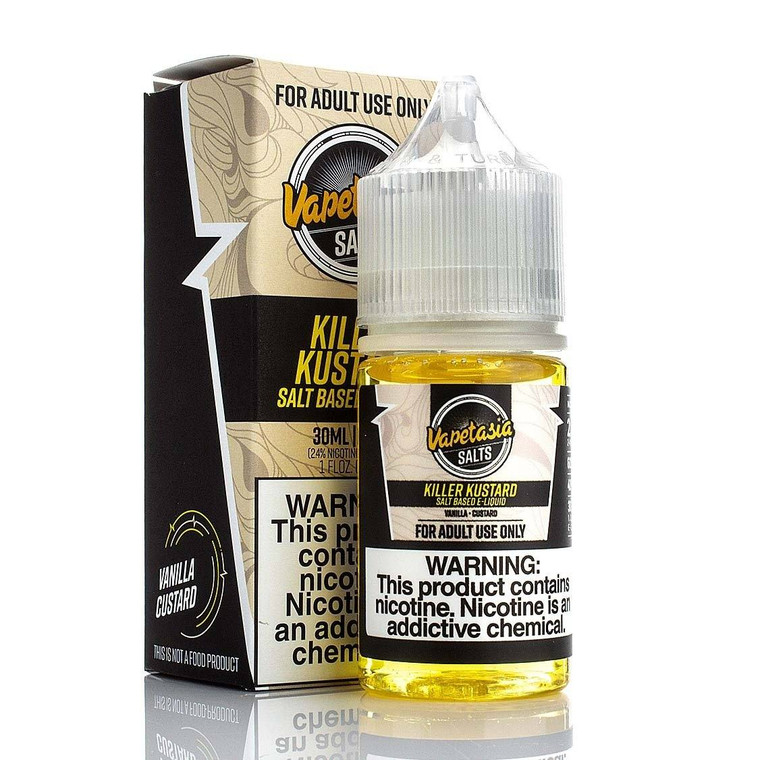 Killer Kustard by Vapetasia Salts 30ml with packaging