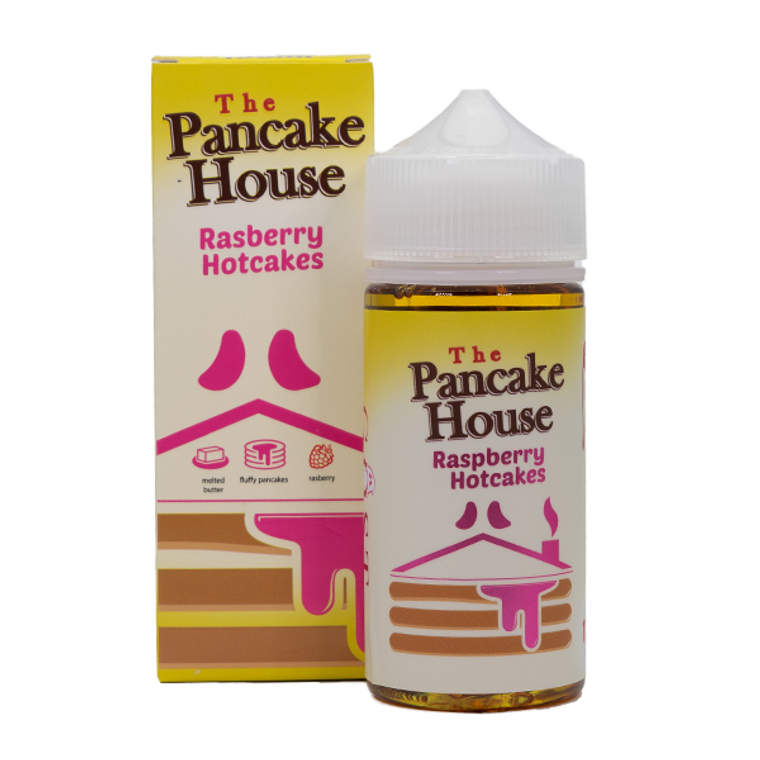 Raspberry Hotcakes by Pancake House E-Liquid with Packaging
