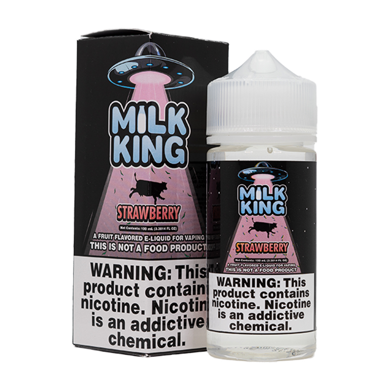 Strawberry by Milk King E-Liquid with packaging