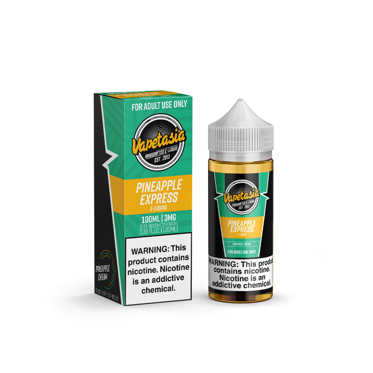 Pineapple Express by Vapetasia Series 100mL with Packaging