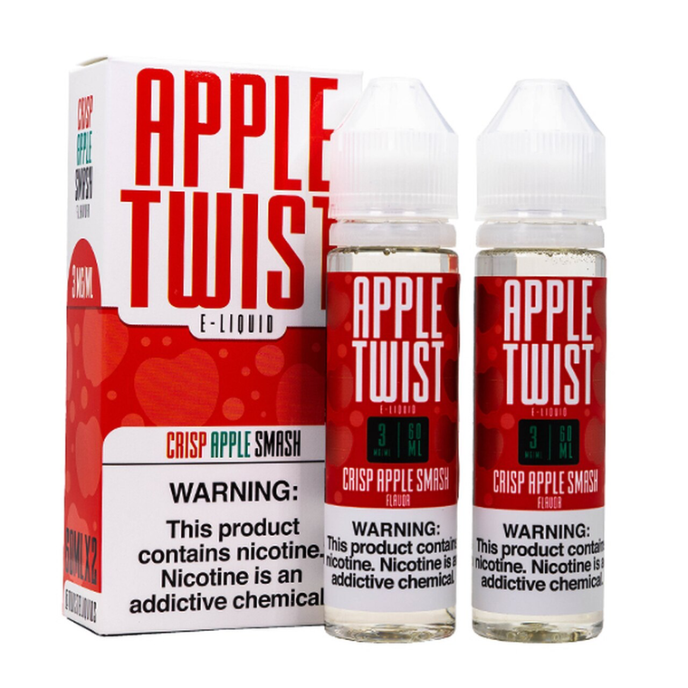 Crisp Apple Smash by Apple Twist E-Liquid with Packaging