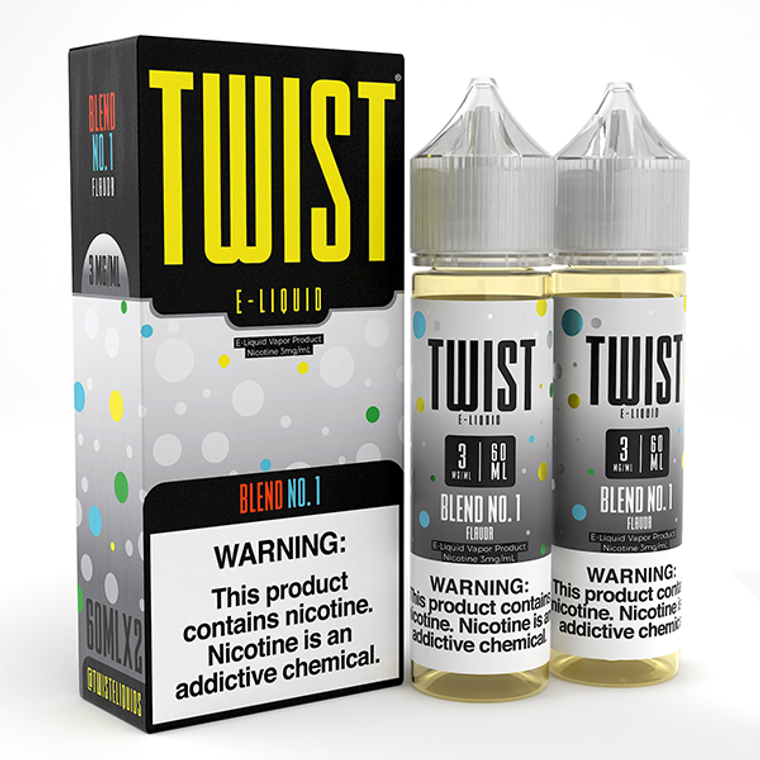Blend No. 1 (Tropical Pucker Punch) by Twist E-Liquid with packaging
