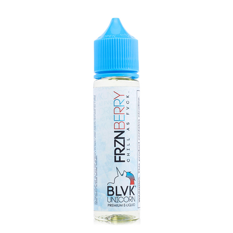 Strawberry Menthol (FRZNBerry) by BLVK E-Liquid bottle