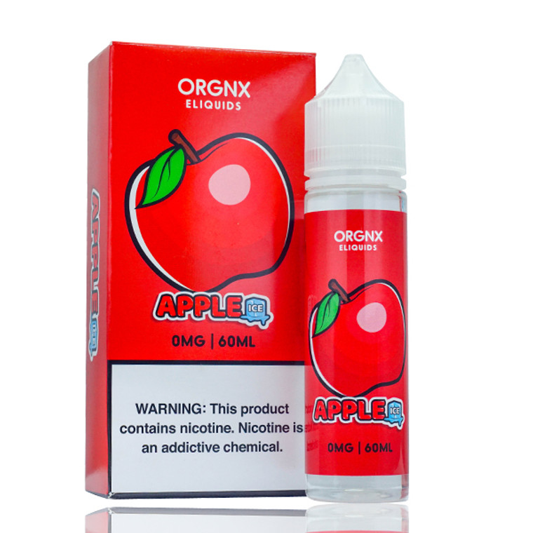 Apple Ice By ORGNX E-Liquid with Packaging