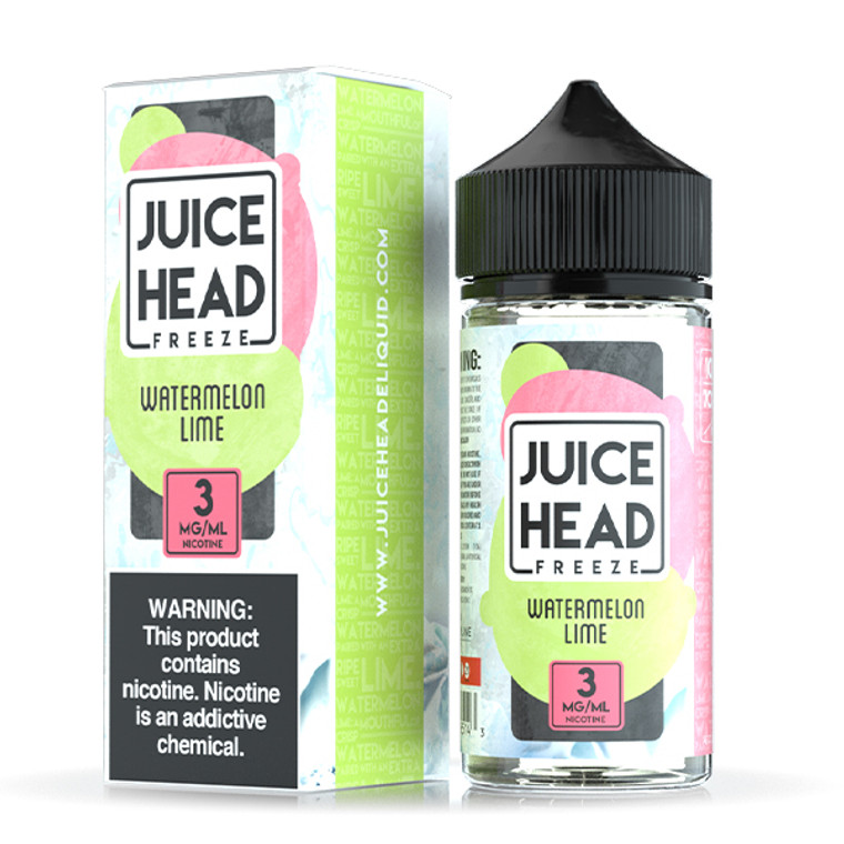 Watermelon Lime By Juice Head Freeze E-Liquid with Packaging