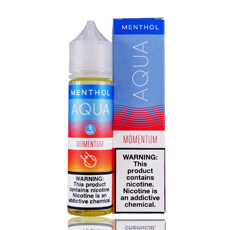 Momentum Ice by AQUA Menthol E-Juice 60ml with Packaging