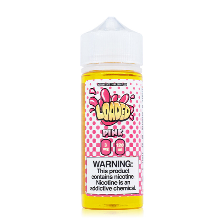 Pink Cotton Candy By Loaded E-Liquid Bottle