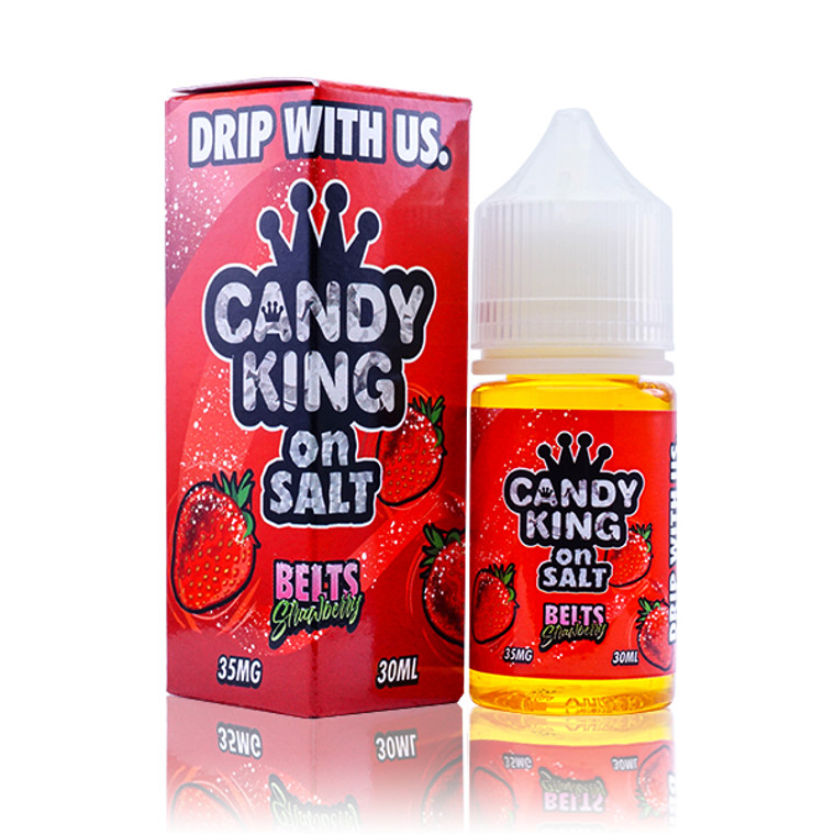 Belts By Candy King On Salt E-Liquid with packaging