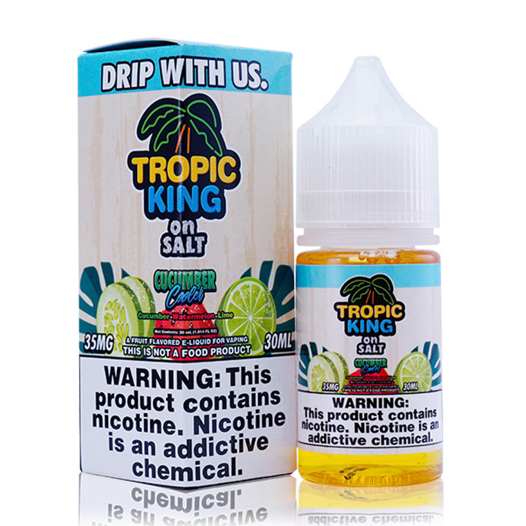 Cucumber Cooler Tropic King Salts 30mL with Packaging
