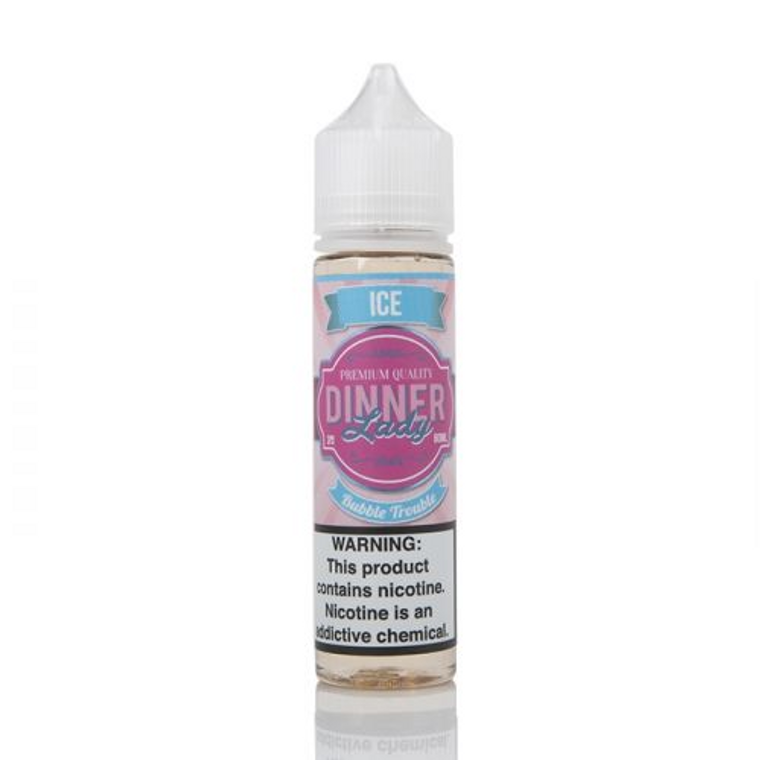 Bubble Trouble Ice By Dinner Lady Tuck Shop E-Liquid Bottle