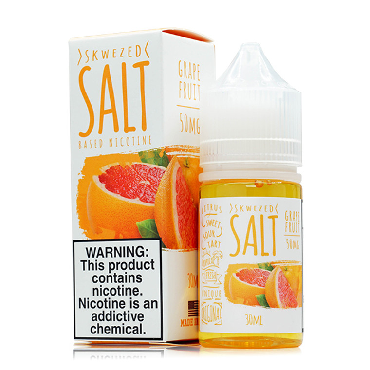 Grapefruit By Skwezed Salt E-Liquid with packaging