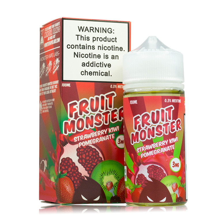 Strawberry Kiwi Pomegranate by Fruit Monster 100ml with Packaging