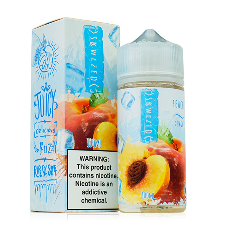 Peach ICE By Skwezed E-Liquid with Packaging