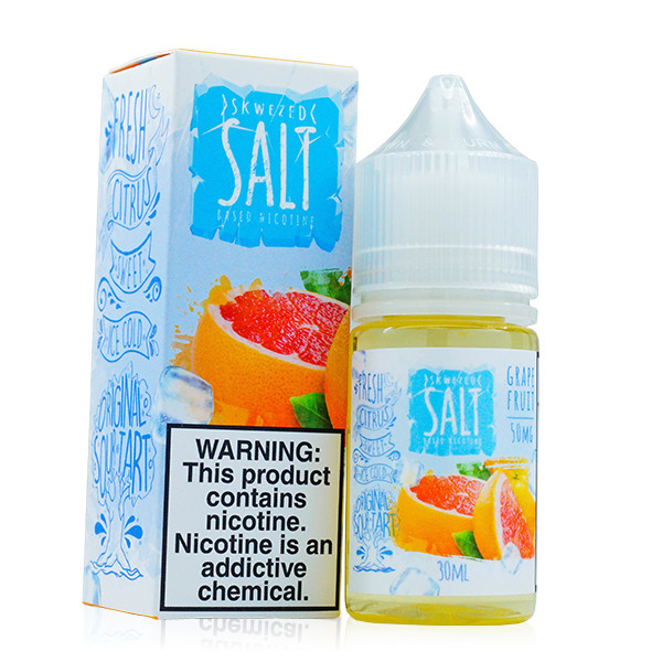 Grapefruit ICE Salt By Skwezed E-Liquid with Packaging