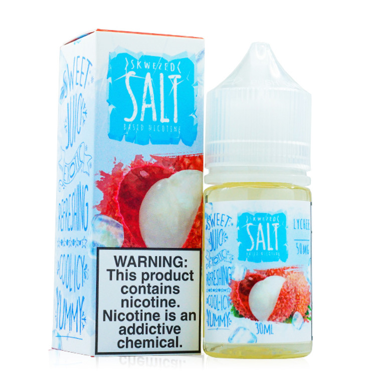 Lychee ICE Salt By Skwezed E-Liquid with Packaging
