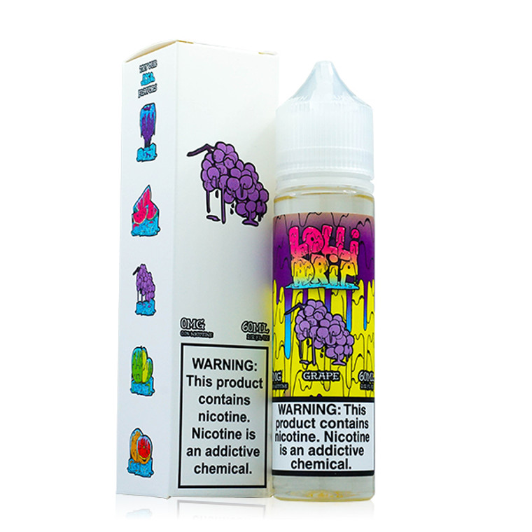 LOLLIDRIP | Grape 60ML eLiquid with Packaging