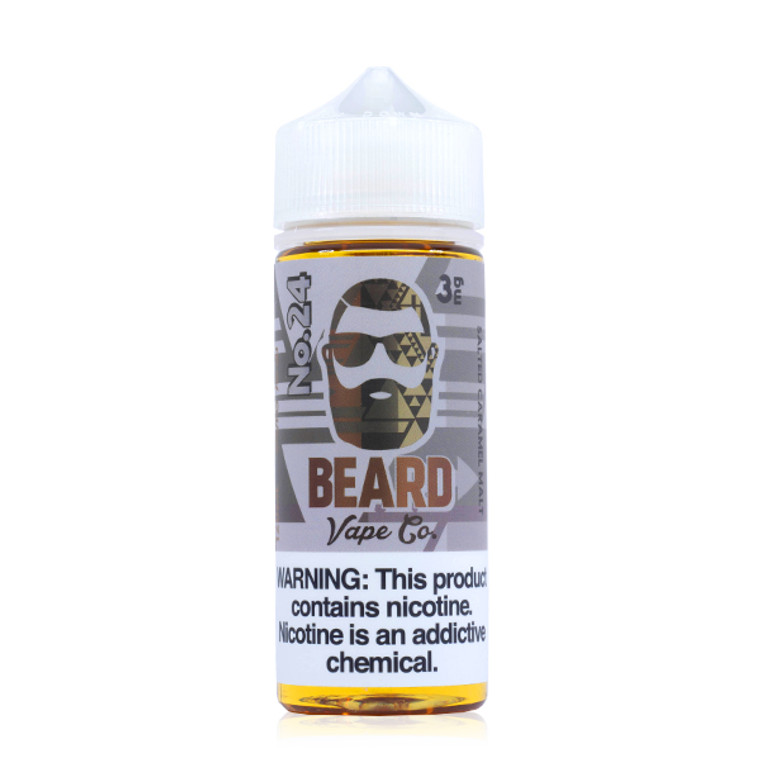 No. 24 Salted Caramel Malt by Beard Vape Co E-Liquid (120ml) Bottle