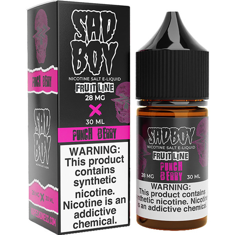 Punch Berry Blood by Sadboy Bloodline Salt E-Liquid with Packaging