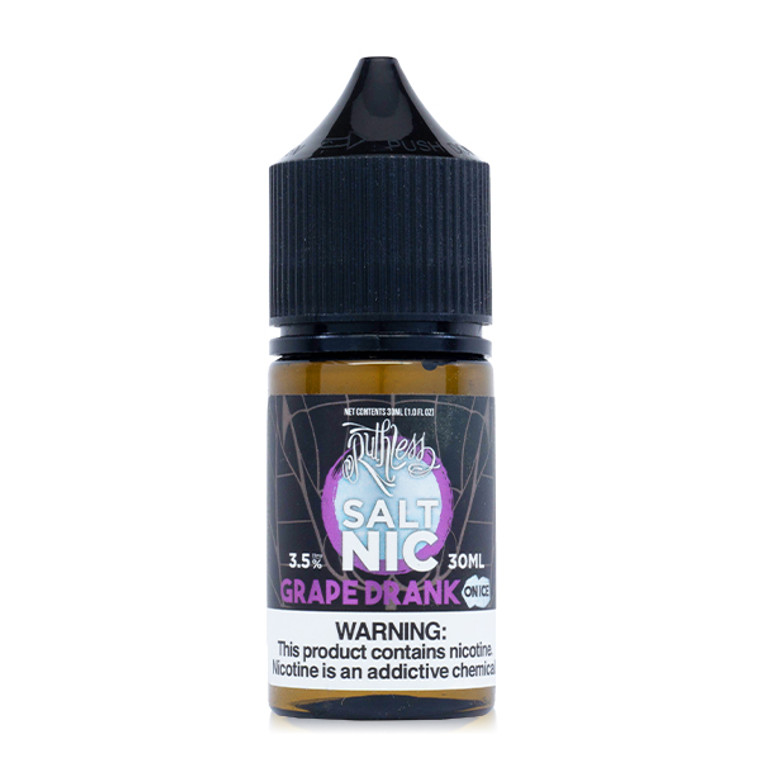 Grape Drank On Ice by Ruthless Salt E-liquid bottle