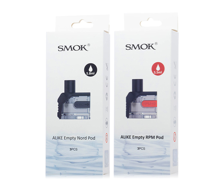 SMOK Alike Pod Replacement Pods (3-Pack) Group Photo