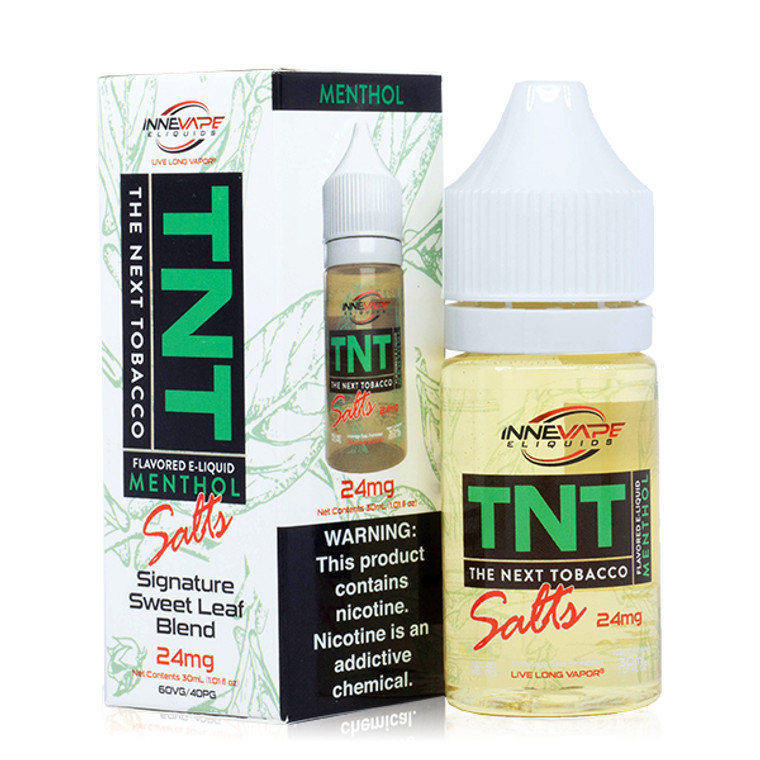 TNT The Next Tobacco Menthol by Innevape Salt 30mlwith Packaging
