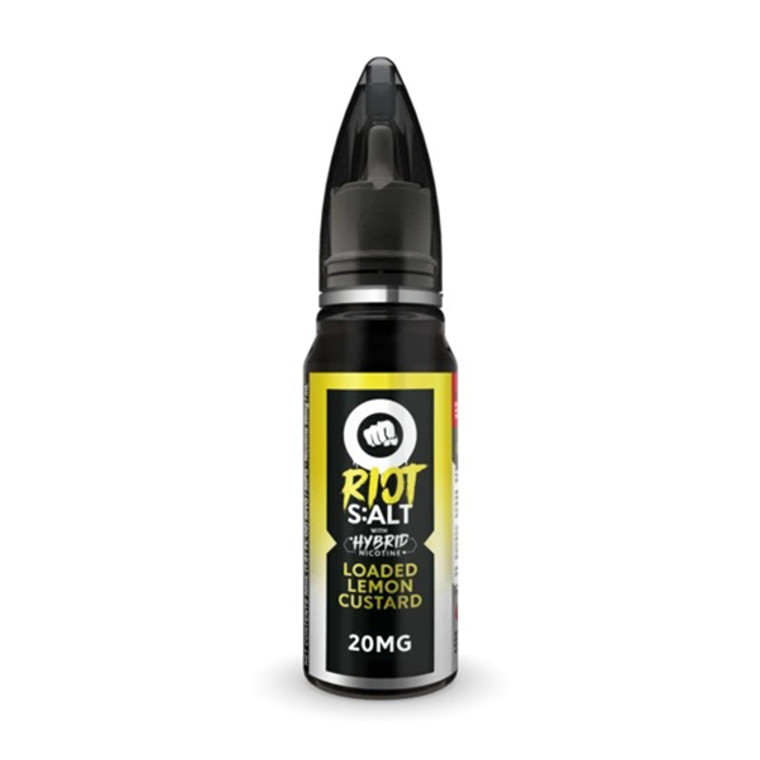 Loaded Lemon Custard by Riot Squad Salt E-Liquid Bottle