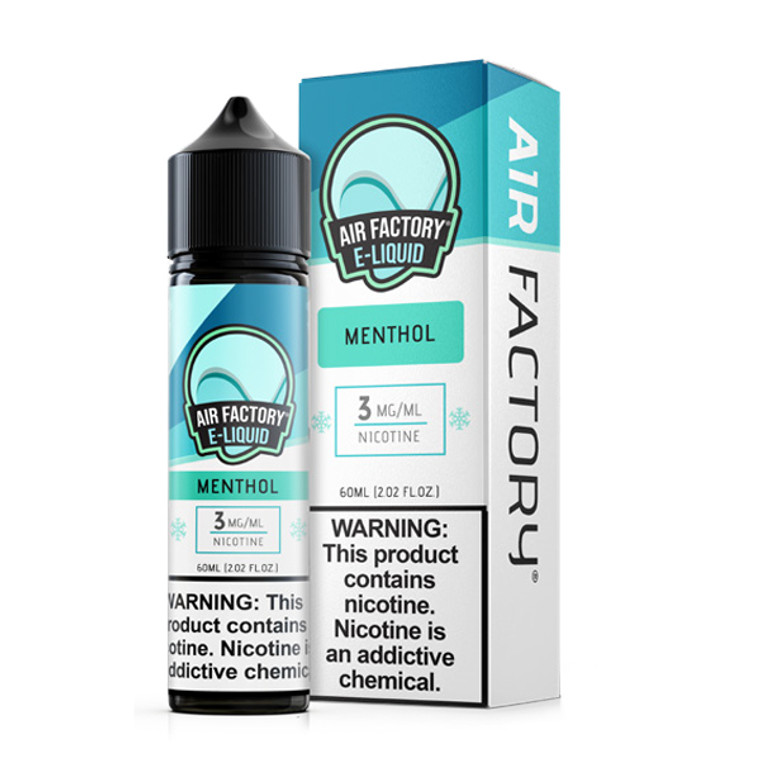 Menthol by Air Factory E-Liquid | 60mL with Packaging