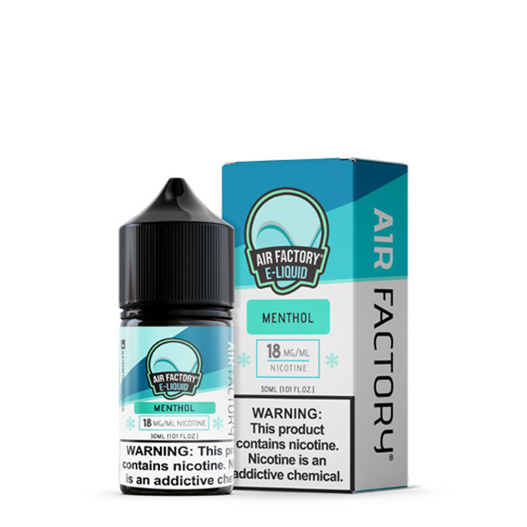 Menthol Air Factory Salts 30mL with Packaging