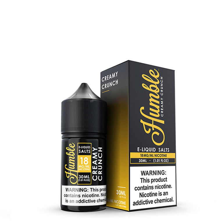 Creamy Crunch Humble Salts 30ml with Packaging