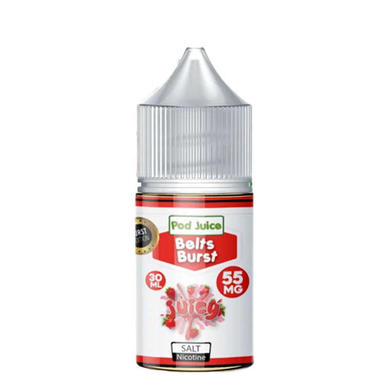 Belts Burst Salt by POD JUICE E-Liquid 30ml  Bottle