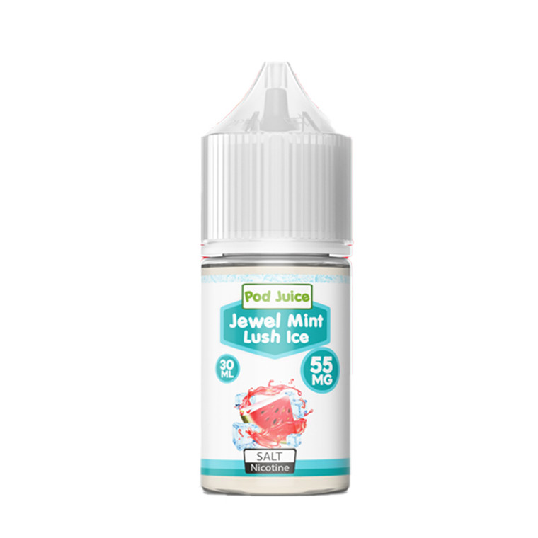 Jewel Mint Lush Freeze Salt by Pod Juice E-Liquid 30ml Bottle