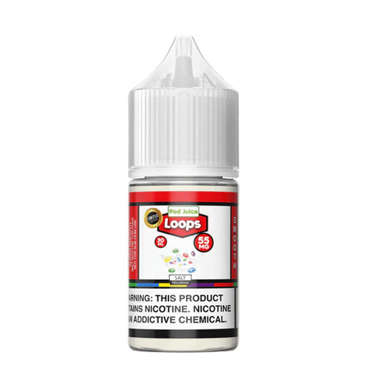 Loops Salt by Pod Juice E-Liquid Bottle