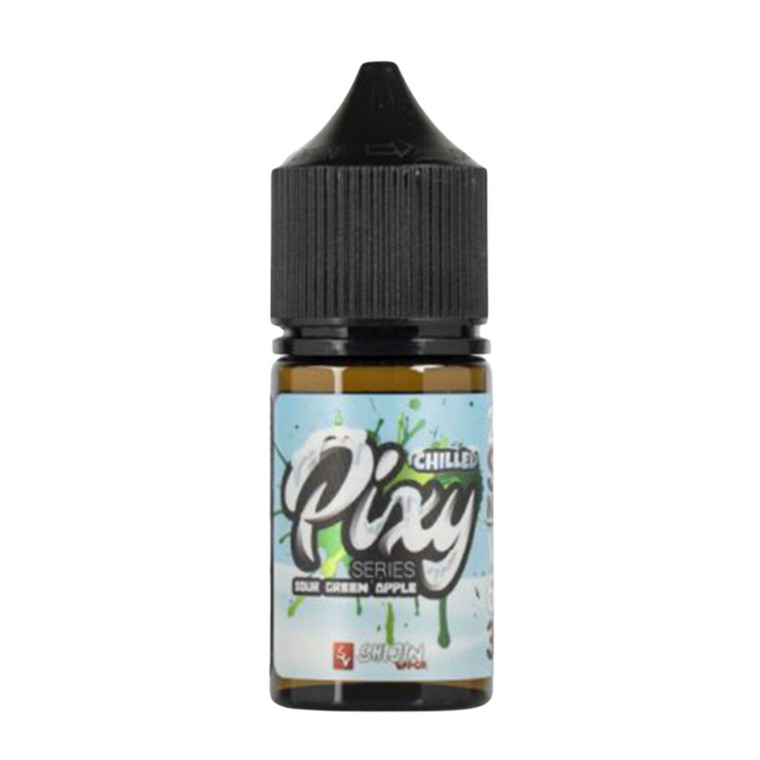 Sour Green Apple Chilled by It's Pixy Salts E-Liquid 30ml bottle