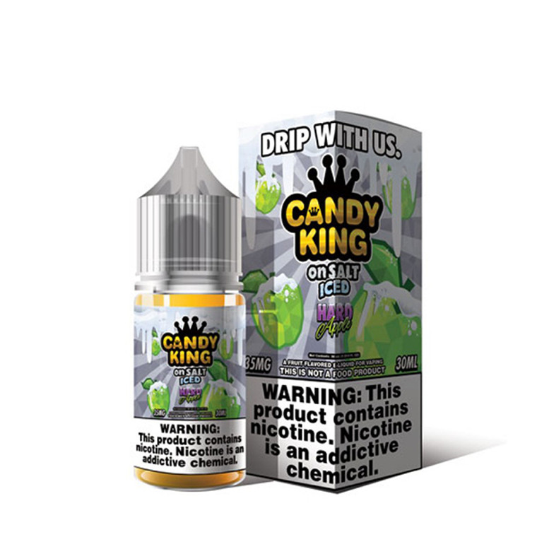 Hard Apple by Candy King On ICE Salt 30ml with Packaging