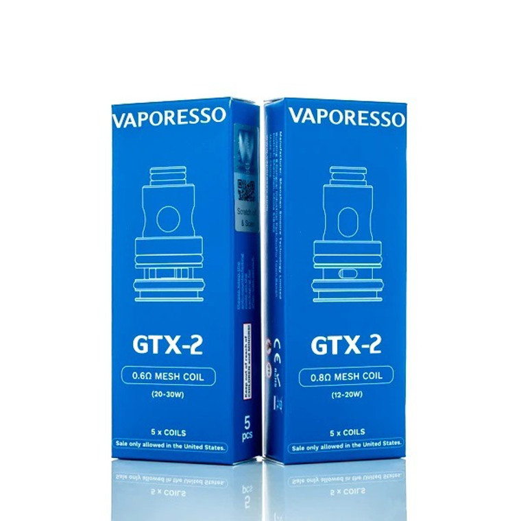 Vaporesso GTX-2 Coils 5-Pack Group Photo