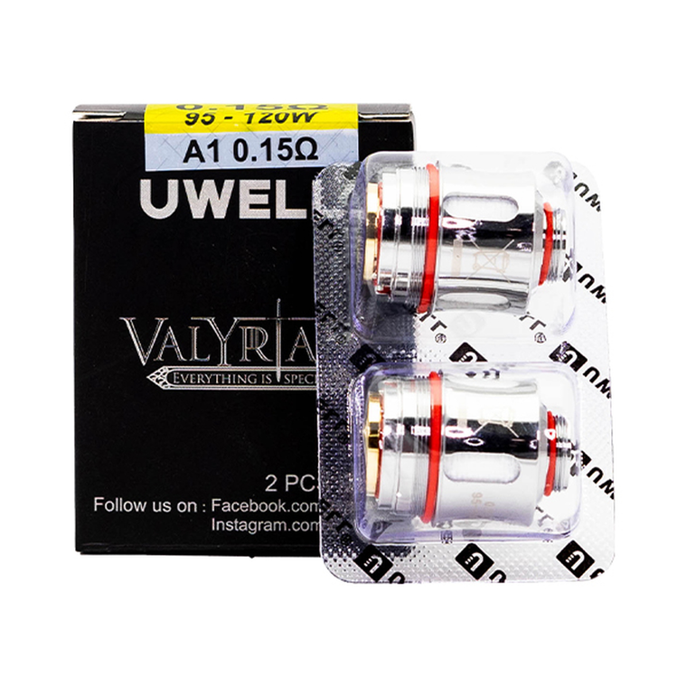 Uwell Valyrian Coil (2-Pack) A1 0.15ohm with Packaging